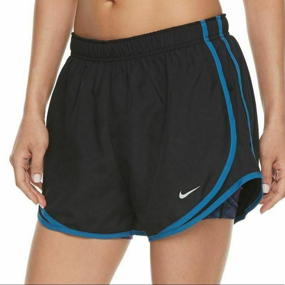 Nike Black & Blue Tempo Shorts